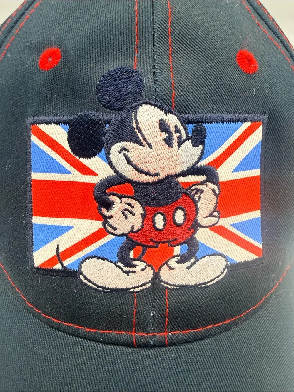 Disney Parks Epcot UK United Kingdom flag Mickey Hat 2002 NEW